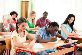 Students in the classroom