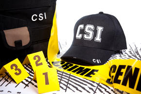 CSI hat, caution tape