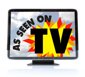 "As Seen On TV" advertisement