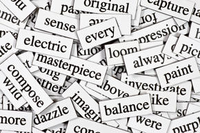 pile of magnet words