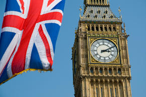 British flag and Big Ben