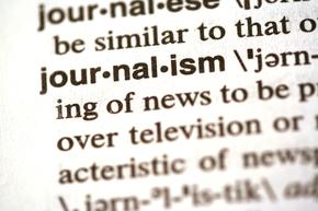 'journalism' in the dictionary