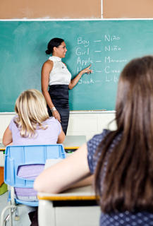 teacher and students 