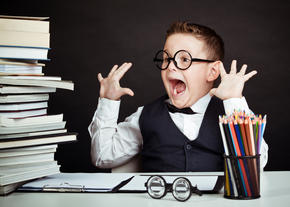 student doing homework