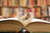 book with heart shape pages