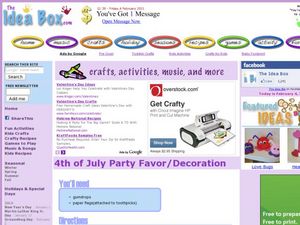 4th of July Party Favor/Decoration Activity