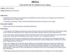 A Day in the Life of a Child in Accra, Ghana Activity