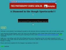 A Diamond in the Rough Sportscards!!! Lesson Plan