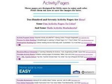 Activity Pages Lesson Plan
