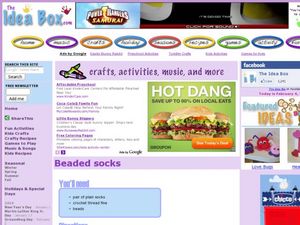 Beaded Socks Activity