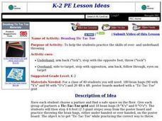 Beanbag Tic Tac Toe Lesson Plan