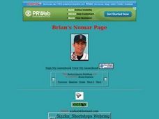 Brian's Nomar Page Lesson Plan