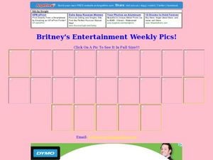 Britney's Entertainment Weekly Pics Lesson Plan