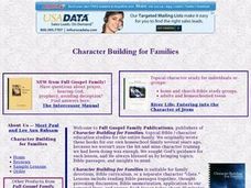 Character Building for Families Lesson Plan