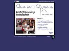 Classroom Compass Volume 1, Number 3: Constructivism Lesson Plan