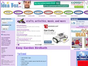 Easy Garden Birdbath Activity