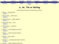 ESL Quiz - Lesson Plan