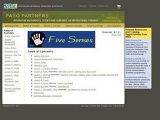 Five Senses Home Page Lesson Plan