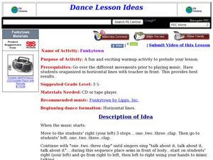 Funkytown Lesson Plan