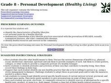 Grade 8 - Personal Development (Healthy Living) Activity