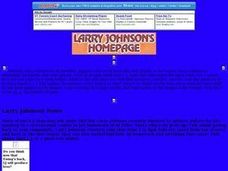 Larry Johnson's Homepage Lesson Plan