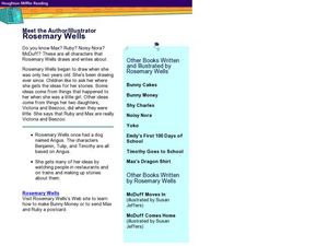 Meet Rosemary Wells Activity