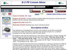 Mr. Tape Lesson Plan