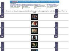 My character page Lesson Plan