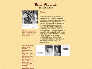 She Still Knows You Best: Judy Blume Scrapbook Lesson Plan