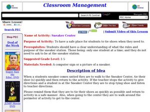 Sneaker Center Lesson Plan
