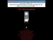 The Dhammapada Lesson Plan