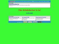The drinkdoctor is in! Lesson Plan