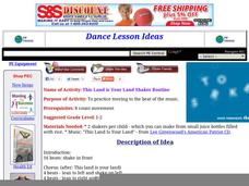 This Land is Your Land Shaker Routine Lesson Plan