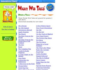 Wacky Web Tales Activity