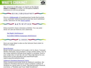 What's Cooking? Activity