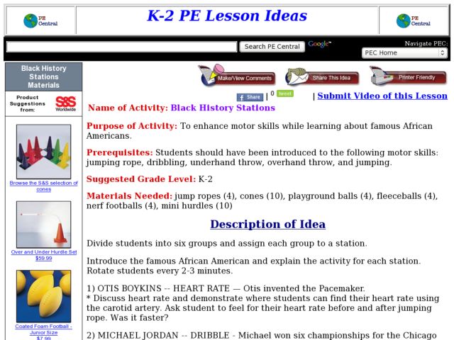 Black History Stations Lesson Plan