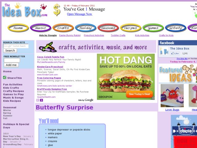 Butterfly Surprise Activity