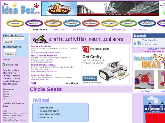 Circle Seats Activity