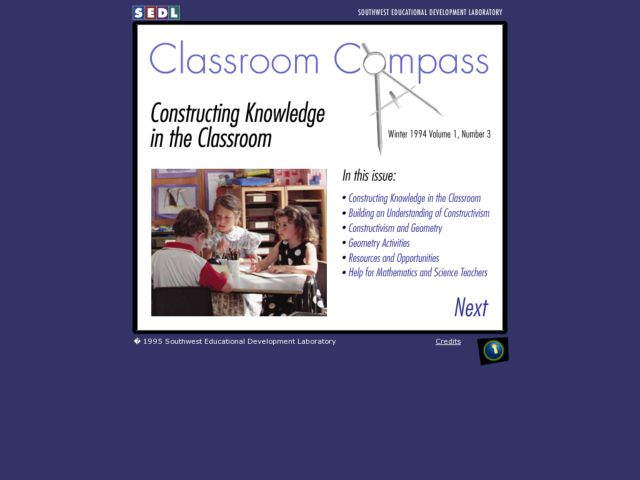 Classroom Compass Volume 1, Number 3: Constructivism Lesson Plan