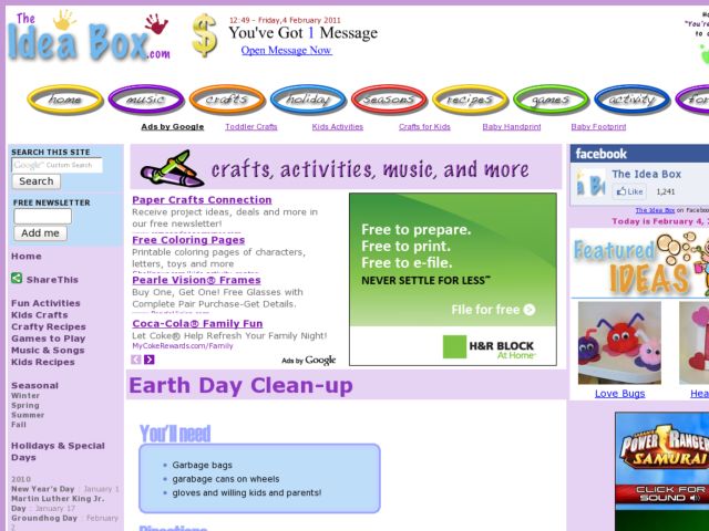 Earth Day Clean-up Activity