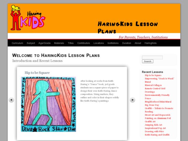 Fine Art to Animation With Keith Haring Lesson Plan