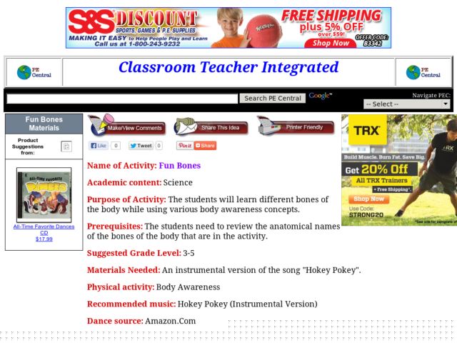 Fun Bones Lesson Plan