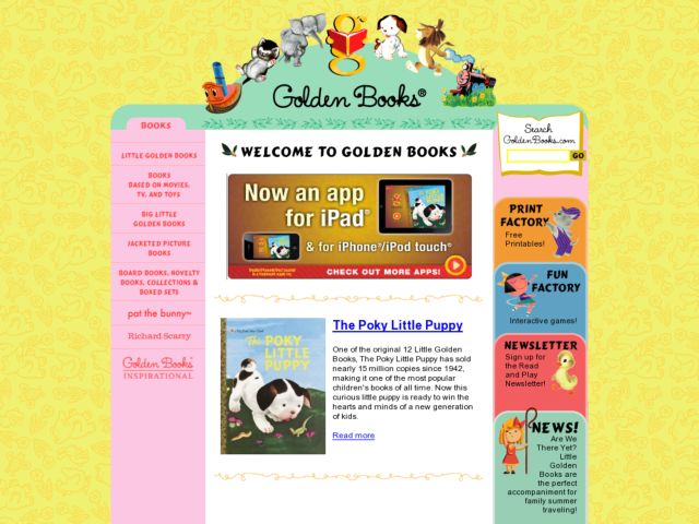 Golden Books Online Lesson Plan