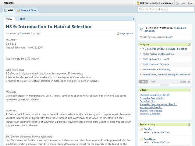 Introduction to Natural Selection Lesson Plan