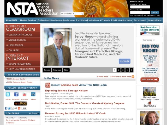 National Science Teacher's Association Lesson Plan