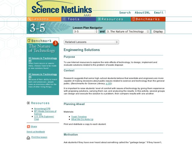 Related Lessons Break It Lesson Plan