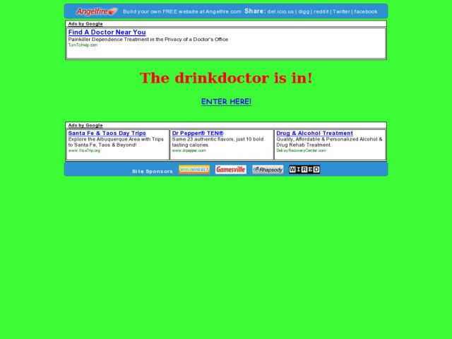 The drinkdoctor is in! Lesson Plan