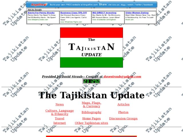 The Tajikistan Update Lesson Plan