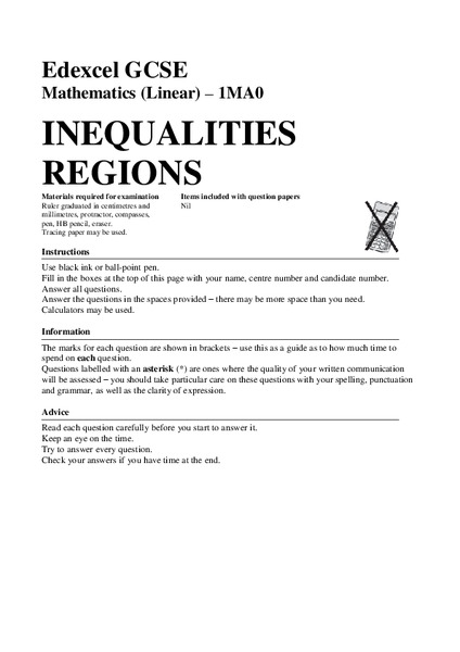 Inequalities Regions Assessment