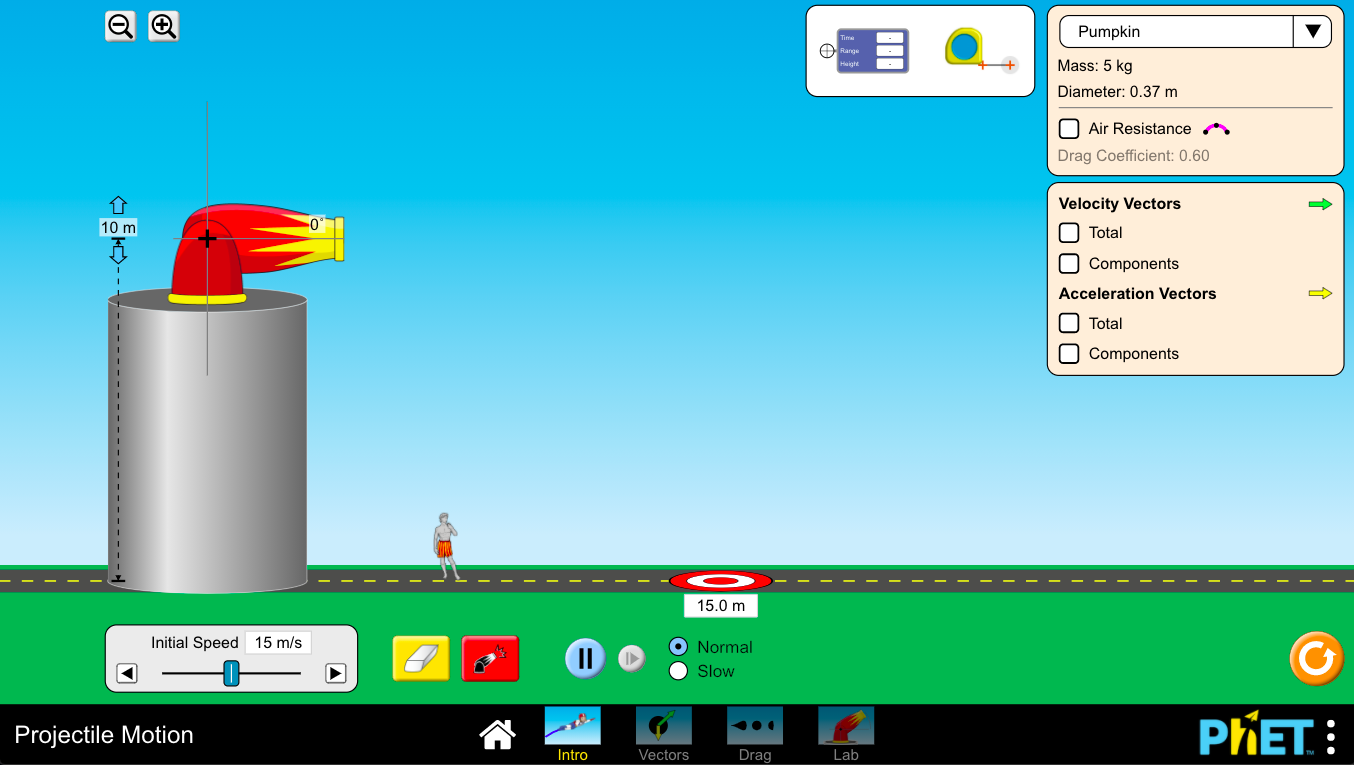 Projectile Motion Interactive